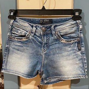 Vintage Style Jeans Shorts by Silver Jeans Co